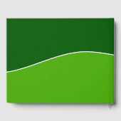 ダークグリーンライトグリーンベッド&ブレックファーストゲストブック ゲストブック (裏面)