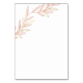 ダークグリーンリーフテーブル番号カード テーブルナンバー (裏面)