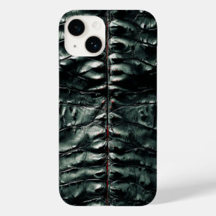 ダークグリーンワニ皮iPhone 14ケース Case-Mate iPhone 14ケース