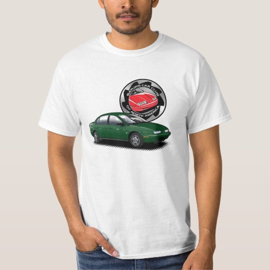 ダークグリーン土星SL2 SCCNA Tシャツ (正面)