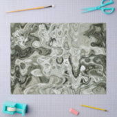 ダークグリーン大理石ティッシュペーパー 薄葉紙 (クラフト)