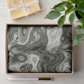 ダークグリーン大理石ティッシュペーパー 薄葉紙 (ギフト)