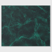 ダークグリーン大理石テクスチャ ラッピングペーパー (フラット)