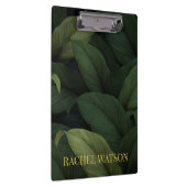 ダークグリーン熱帯葉 クリップボード (右)