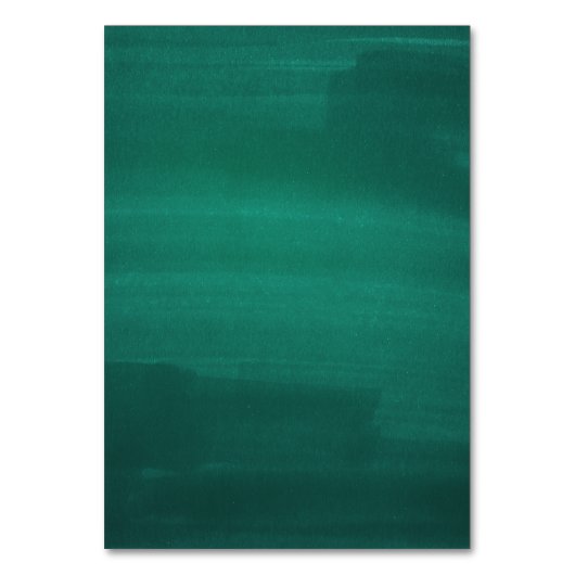 ダークグリーン結婚の座席表。エメラルド テーブルナンバー (裏面)