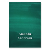 ダークグリーン結婚の座席表。エメラルド テーブルナンバー (正面)