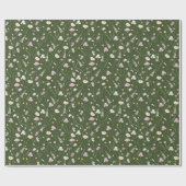 ダークグリーン草原 ラッピングペーパー (フラット)