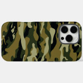 ダークグリーン迷彩柄 Case-Mate iPhoneケース (裏面 (横))
