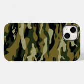 ダークグリーン迷彩柄 Case-Mate iPhoneケース (裏面 (横))
