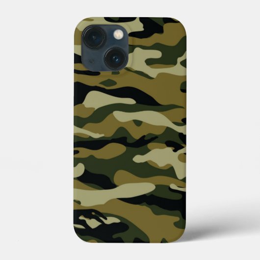 ダークグリーン迷彩柄 Case-Mate iPhoneケース (裏面)