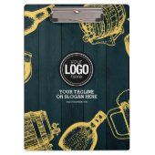 ダークグリーン醸造所のパーソナライズテーマ クリップボード (正面)