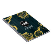 ダークグリーン醸造所のパーソナライズテーマ ノートブック (右側)