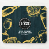 ダークグリーン醸造所のパーソナライズテーマ マウスパッド (正面)