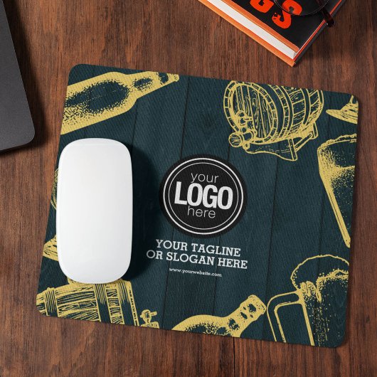 ダークグリーン醸造所のパーソナライズテーマ マウスパッド