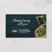 ダークグリーン醸造所のパーソナライズテーマ 割引カード (裏面)