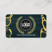 ダークグリーン醸造所のパーソナライズテーマ 名刺 (裏面)