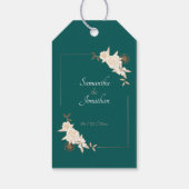 ダークグリーン(クリームバラ結婚付) ギフトタグ (裏面)