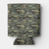 ダークグリーン、グレーツリーバーククーラーボックス 缶クーラー (正面)