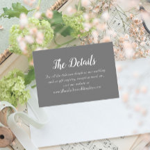 ダークグレイシンプルスタイル結婚ズ詳細