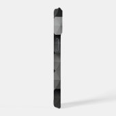 ダークグレイ幾何学トライアングルフォンケース iPhone 15ケース (右側面)