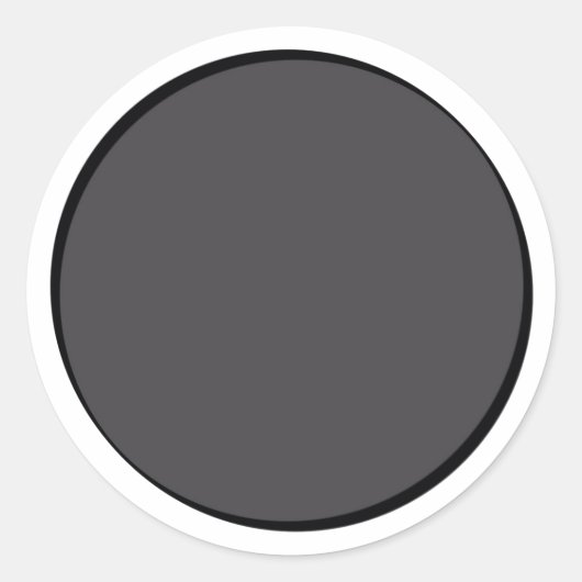 ダークグレイ点 ラウンドシール (正面)