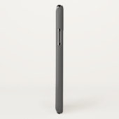 ダークグレイ iPhone X カバー (裏面/右)
