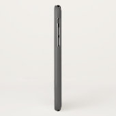 ダークグレイ iPhone X カバー (裏面/左)