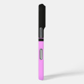 ダークグレシンプルーとピンクのデザイン Case-Mate iPhoneケース (裏面 / 右)