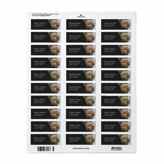 ダークグレーとタブビーキャット住所 シール (フルシート)