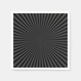 ダークグレーとブラックレトロ日が差すこと背景 スタンダードカクテルナプキン