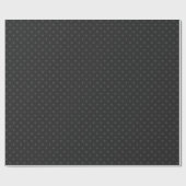 ダークグレーとミディアムグレーの水玉模様 ラッピングペーパー (フラット)