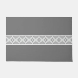 ダークグレーとライトグレー ドアマット