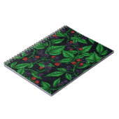 ダークグレーのブラックベリー ノートブック (左側)