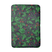 ダークグレーのブラックベリー バスマット (正面縦)