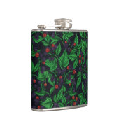 ダークグレーのブラックベリー フラスク (右)