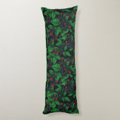 ダークグレーのブラックベリー ボディピロー (裏面 (縦))