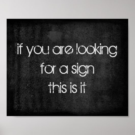 ダークグレーのユーモア引用文動揺して文字 ポスター (正面)