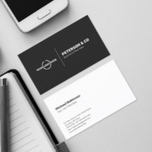 ダークグレーのロゴ付きミニマリストモノグラム