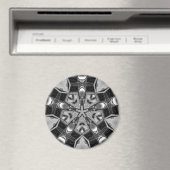 ダークグレーの万華鏡スター... マグネット (インサイチュ (食洗機))