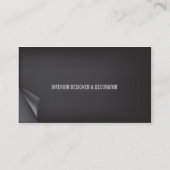 ダークグレーの名刺の倍は味方しました 名刺 (裏面)