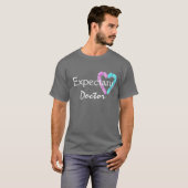 ダークグレーの妊婦 Tシャツ (正面フル)