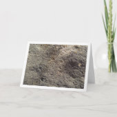 ダークグレーの岩、石の背景 カード (正面)