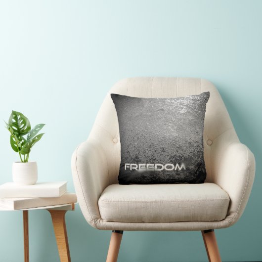 ダークグレーの石またはコンクリートの模倣に対する自由 クッション (椅子)