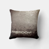 ダークグレーの石またはコンクリートの模倣に対する自由 クッション (裏面)