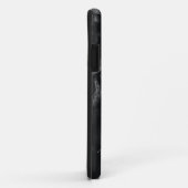 ダークグレーの石モノグラムiphoneケース Case-Mate iPhoneケース (裏面/右)