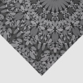 ダークグレーの砂利の曼荼羅 薄葉紙 (詳細)