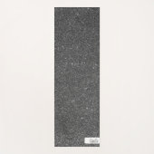 ダークグレークローズアップグリッターとYoga Mat ヨガマット (正面)