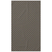 ダークグレーダイヤモンド(金ゴールドグリッドとドットパターン) テーブルクロス (正面)