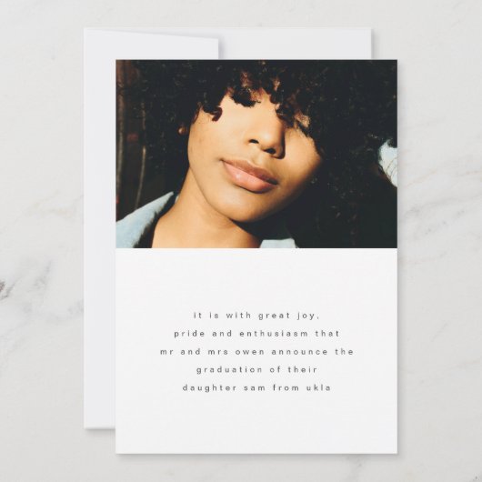 ダークグレードフェードオーバレイモダント写真大学 案内状 (裏面)