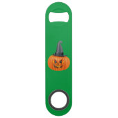 ダークグレーハットとオレンジカボチャボトルオープナー スピード栓抜き (裏面)